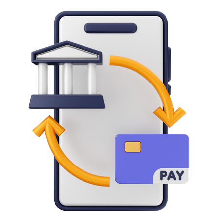 Payment Smartphone  3D Icon