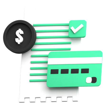 Payment Success  3D Icon