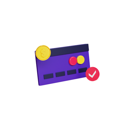 Payment Successful  3D Illustration