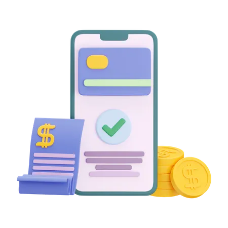 Payment Successful  3D Illustration