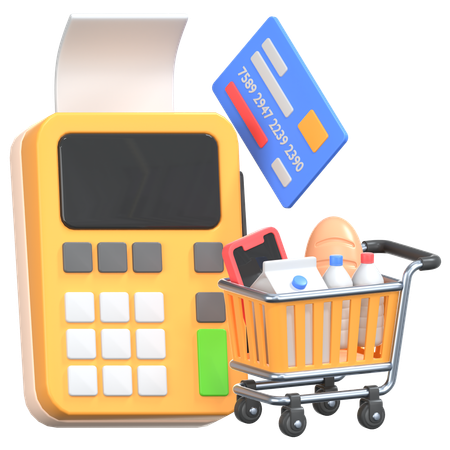 Payment Terminal  3D Icon
