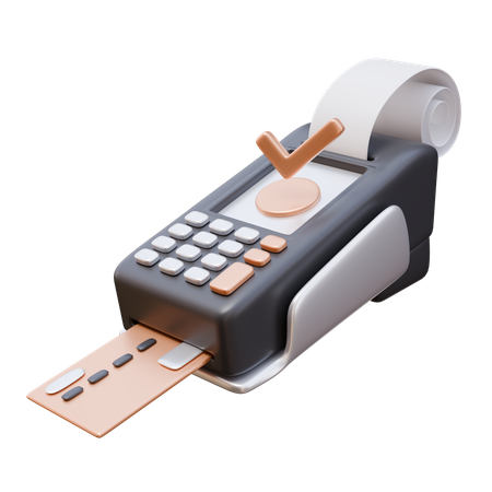 Payment Terminal  3D Icon