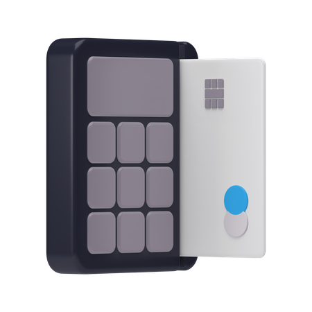 Payment Terminal  3D Icon