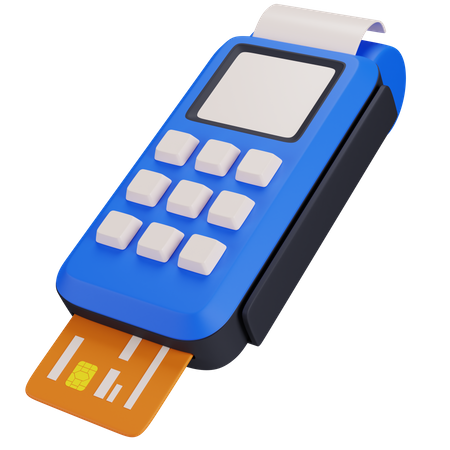 Payment Terminal  3D Icon