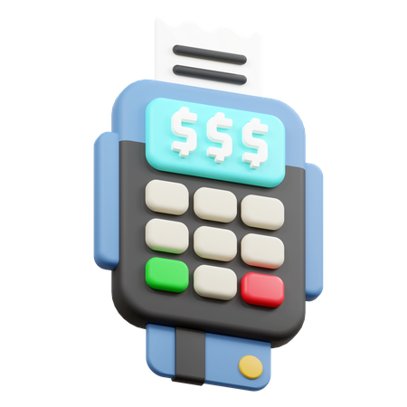 Payment Terminal  3D Icon