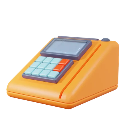 Payment Terminal  3D Illustration