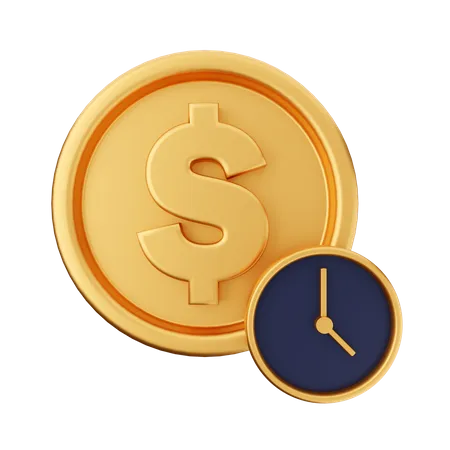 Payment Time  3D Icon