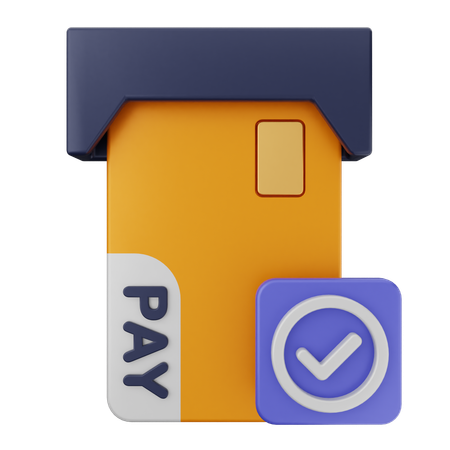 Payment Verification  3D Icon