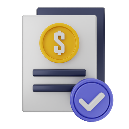 Payment Verification  3D Icon