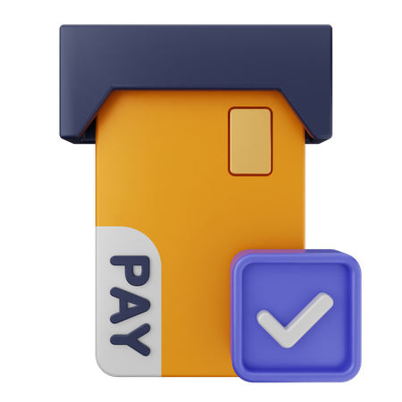 Payment Verification  3D Icon