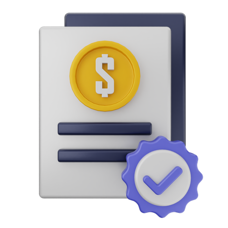 Payment Verification  3D Icon