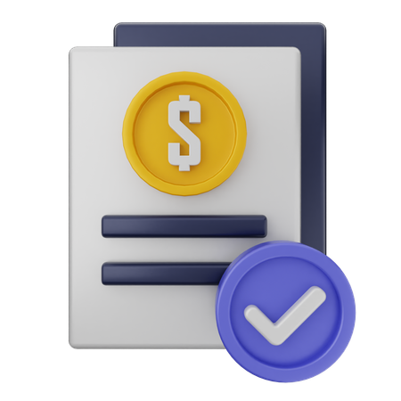 Payment Verification  3D Icon