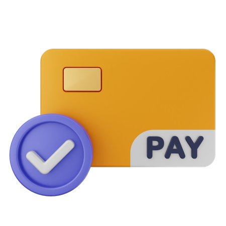 Payment Verification  3D Icon