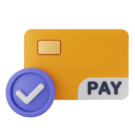 Payment Verification  3D Icon