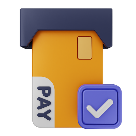 Payment Verification  3D Icon