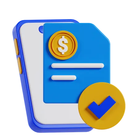 Payment Verification  3D Icon