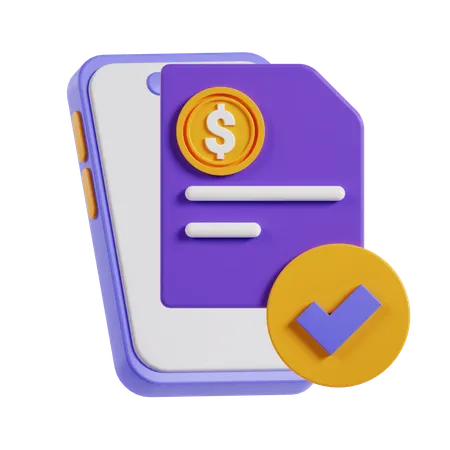 Payment Verification  3D Icon