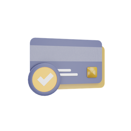 Payment Verified  3D Icon