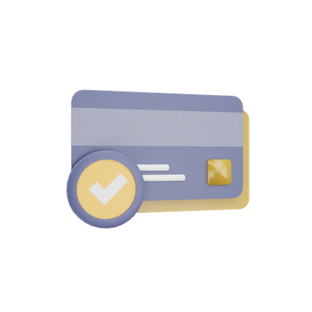 Payment Verified 3D Icon