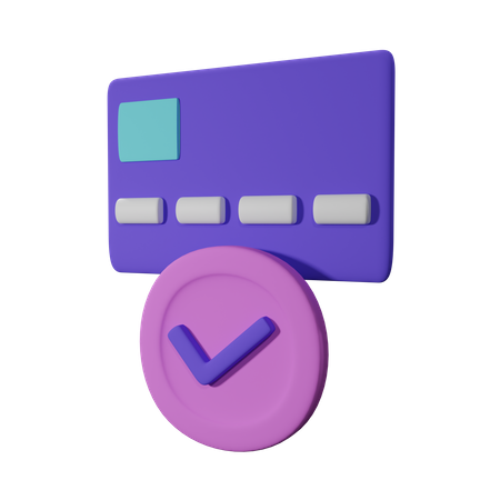 Payment Veryfied  3D Icon