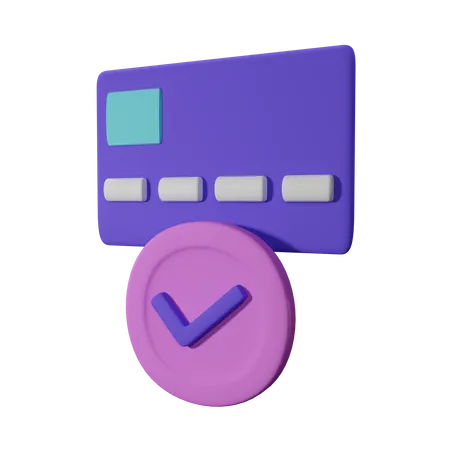 Payment Veryfied  3D Icon