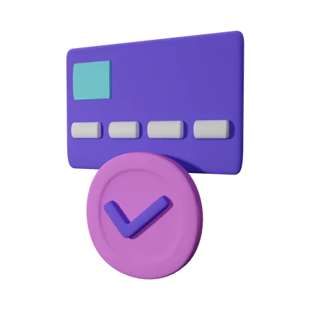 Payment Veryfied 3D Icon