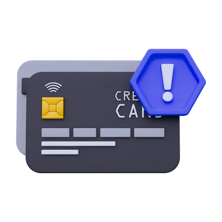 Payment Warning  3D Icon