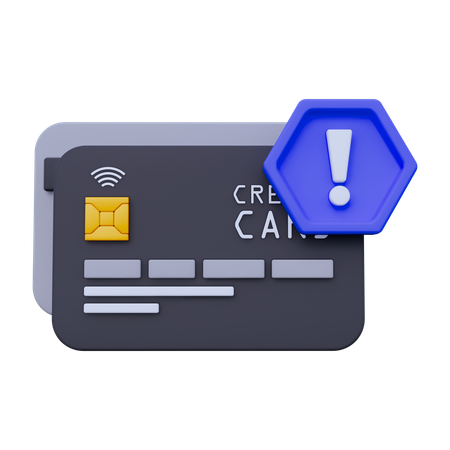 Payment Warning  3D Icon