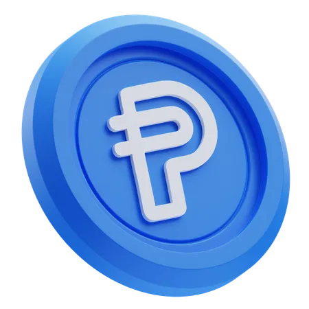 PayPal USD Crypto-monnaie  3D Icon