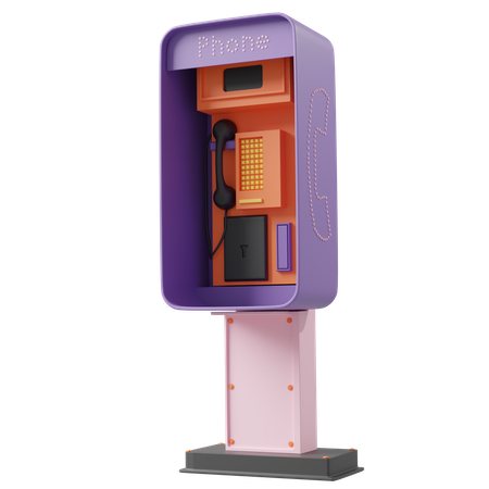 Payphone  3D Icon