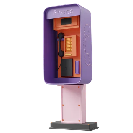 Payphone  3D Icon