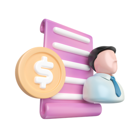 Payroll  3D Icon