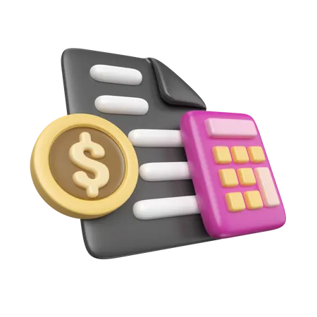 This Is Payroll 3 D Render Illustration Icon High Resolution Png File Isolated On Transparent Background Available 3 D Model File Format BLEND OBJ FBX And GLTF 3D Icon