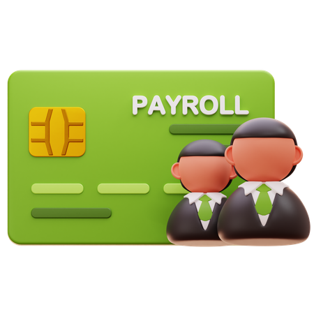 PAYROLL CARD  3D Icon