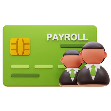 PAYROLL CARD  3D Icon