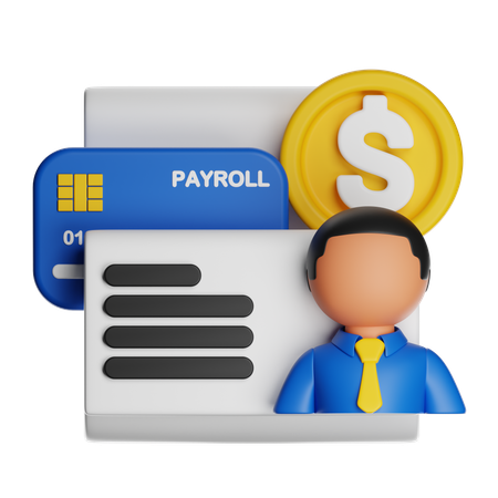 Payroll Card  3D Icon
