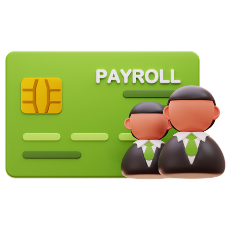 PAYROLL CARD  3D Icon