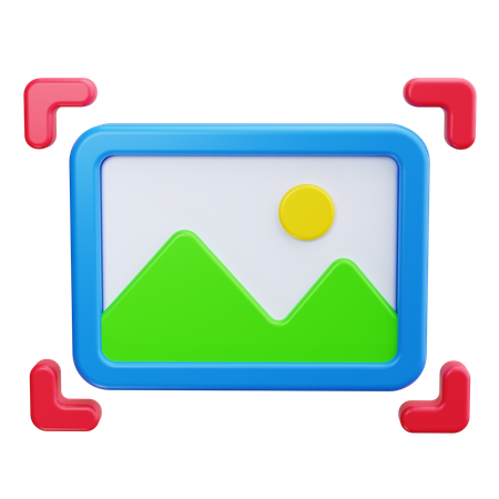 Paysage  3D Icon