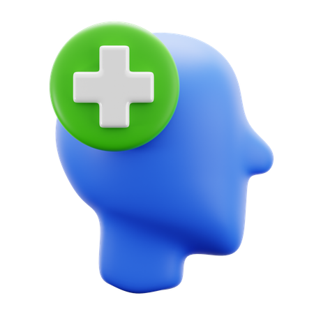 Paz mental  3D Icon