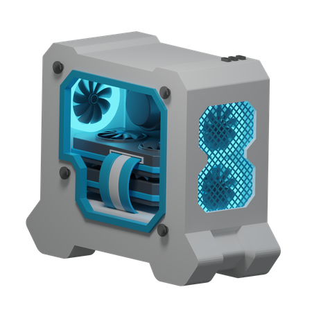 PC de jeu  3D Icon