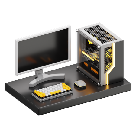 Pc Desktop  3D Icon