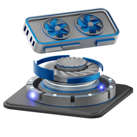 Fã de pc  3D Icon