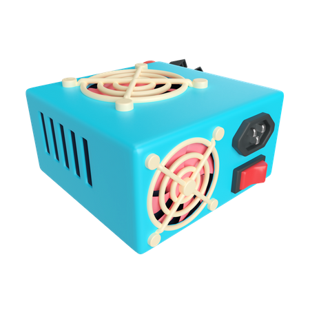 PC-Netzteil  3D Icon