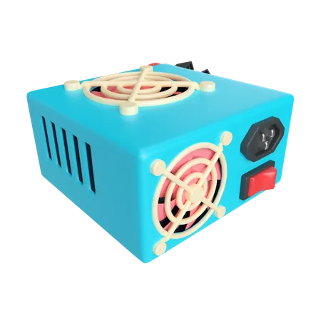 PC Power Supply  3D Icon