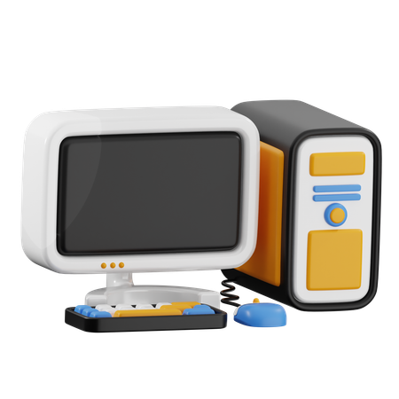 Pc setup  3D Icon