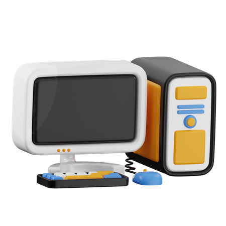 Pc setup  3D Icon