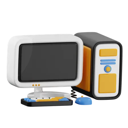 Pc setup  3D Icon