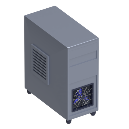 Pc Tower  3D Icon