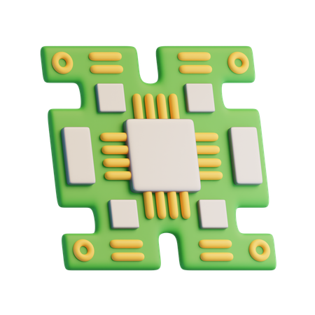 Pcb Board  3D Icon