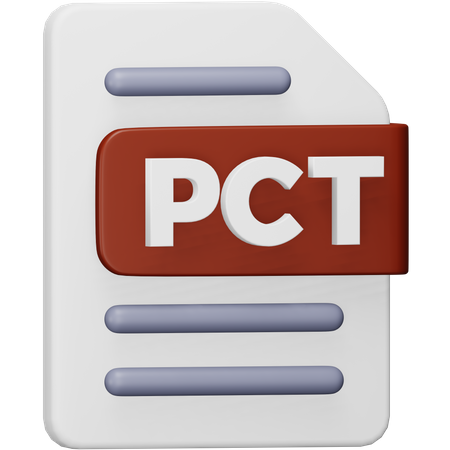 Pct File  3D Icon